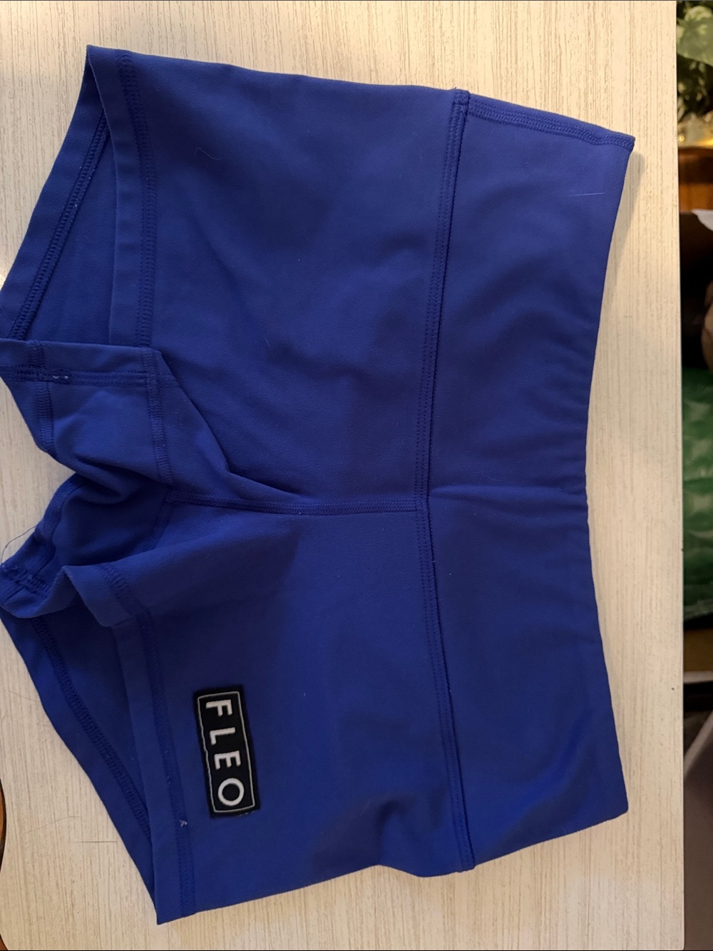 Fleo Blue low-rise Performance Shorts